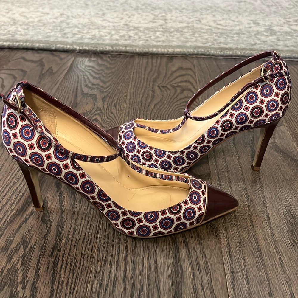 J.Crew t-strap heels size 9